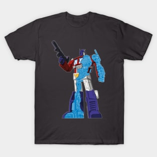 Optimus Prime - Écorché (blueprint v1) T-Shirt